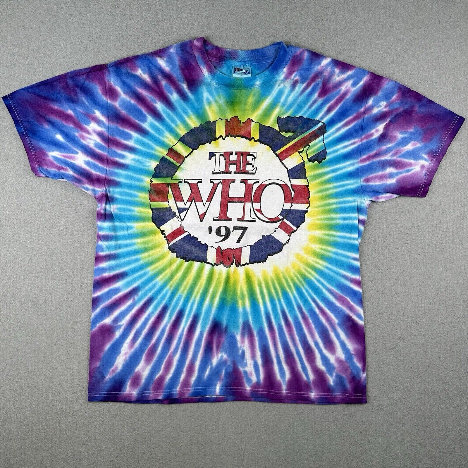 1997 The Who World Tour Tie Dye Shirt (X-Large)