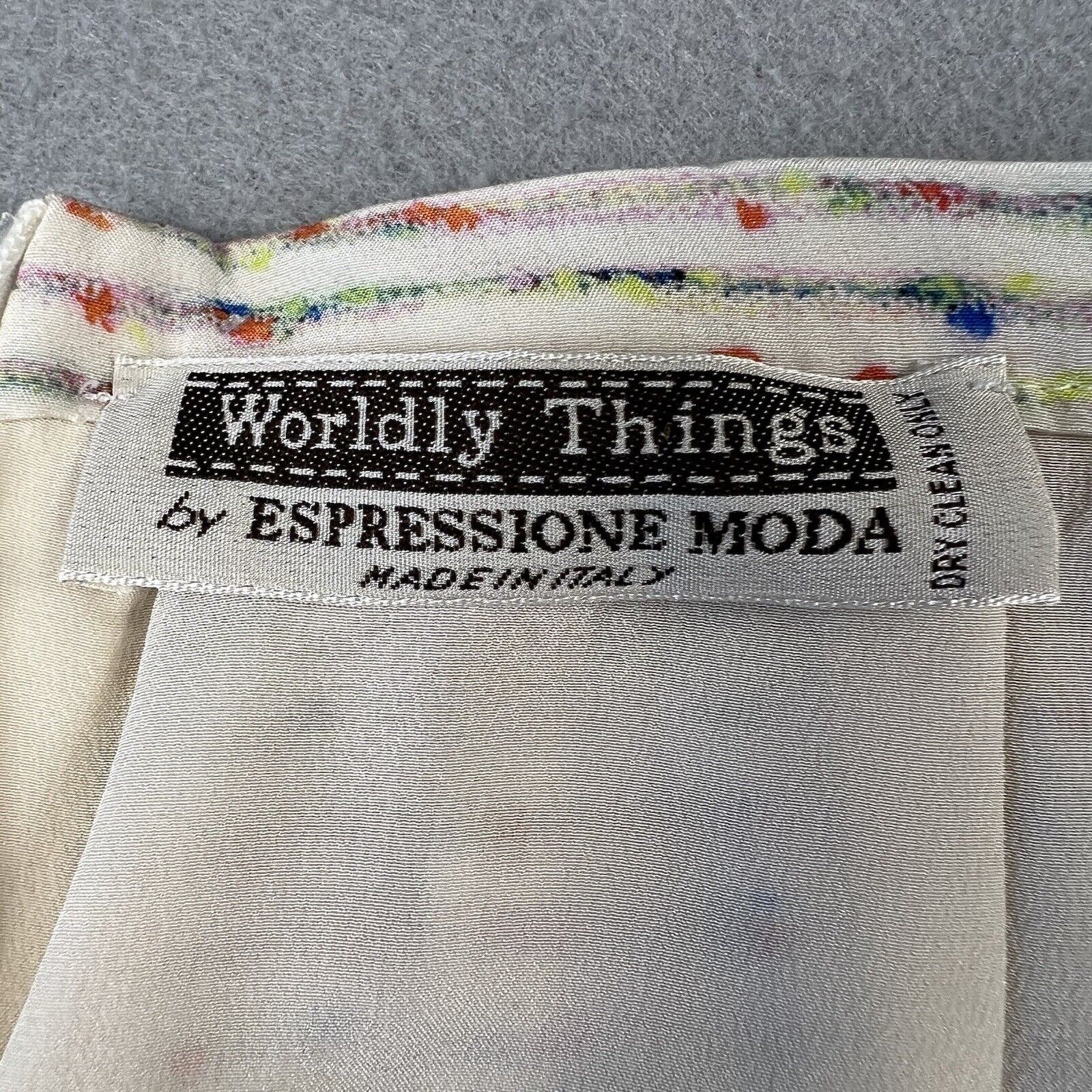 Worldly Things By Espressione Moda Silk Tulip Skirt (42)