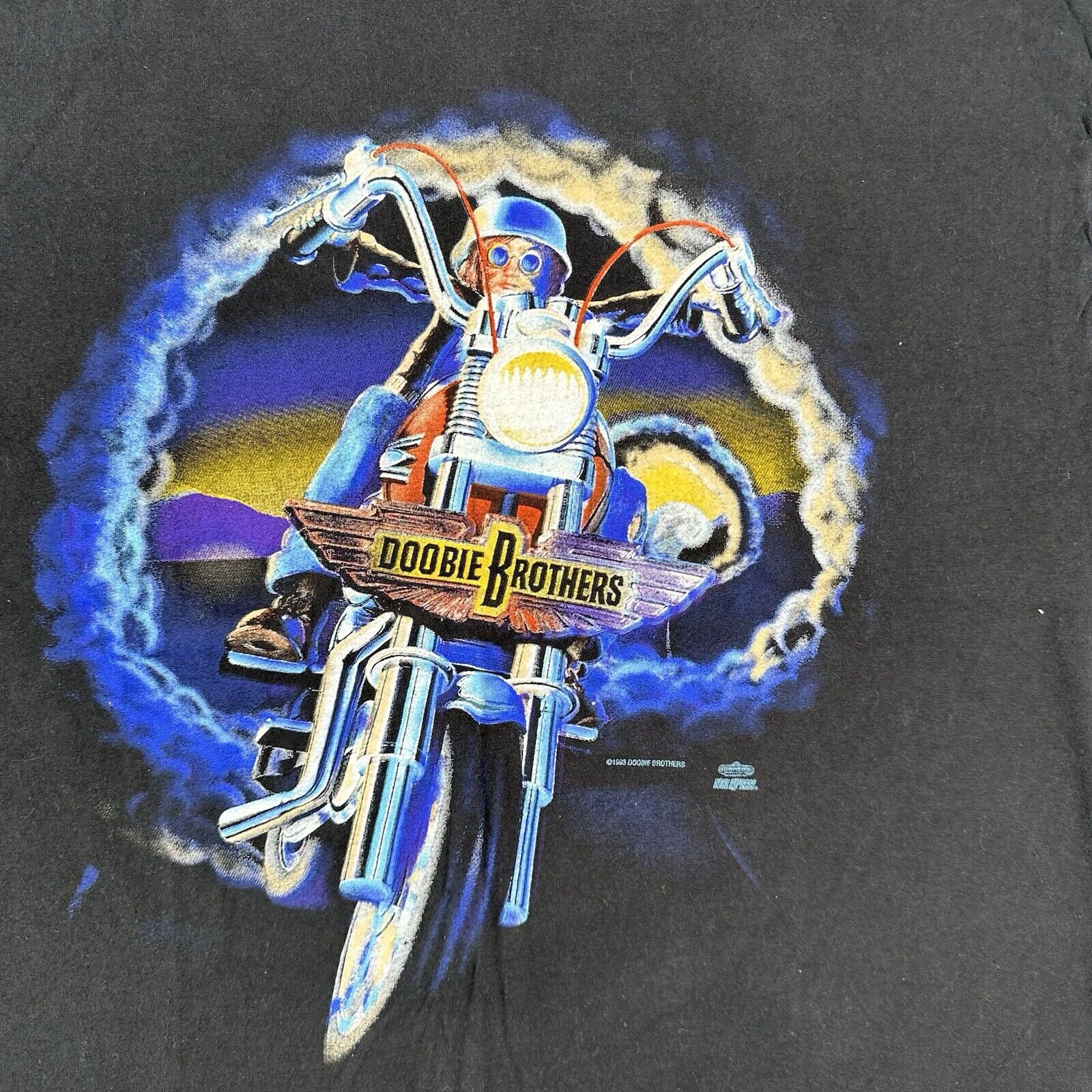 1993 Doobie Brothers 24 Years Of Rockin Down The Highway Shirt (X-Large)