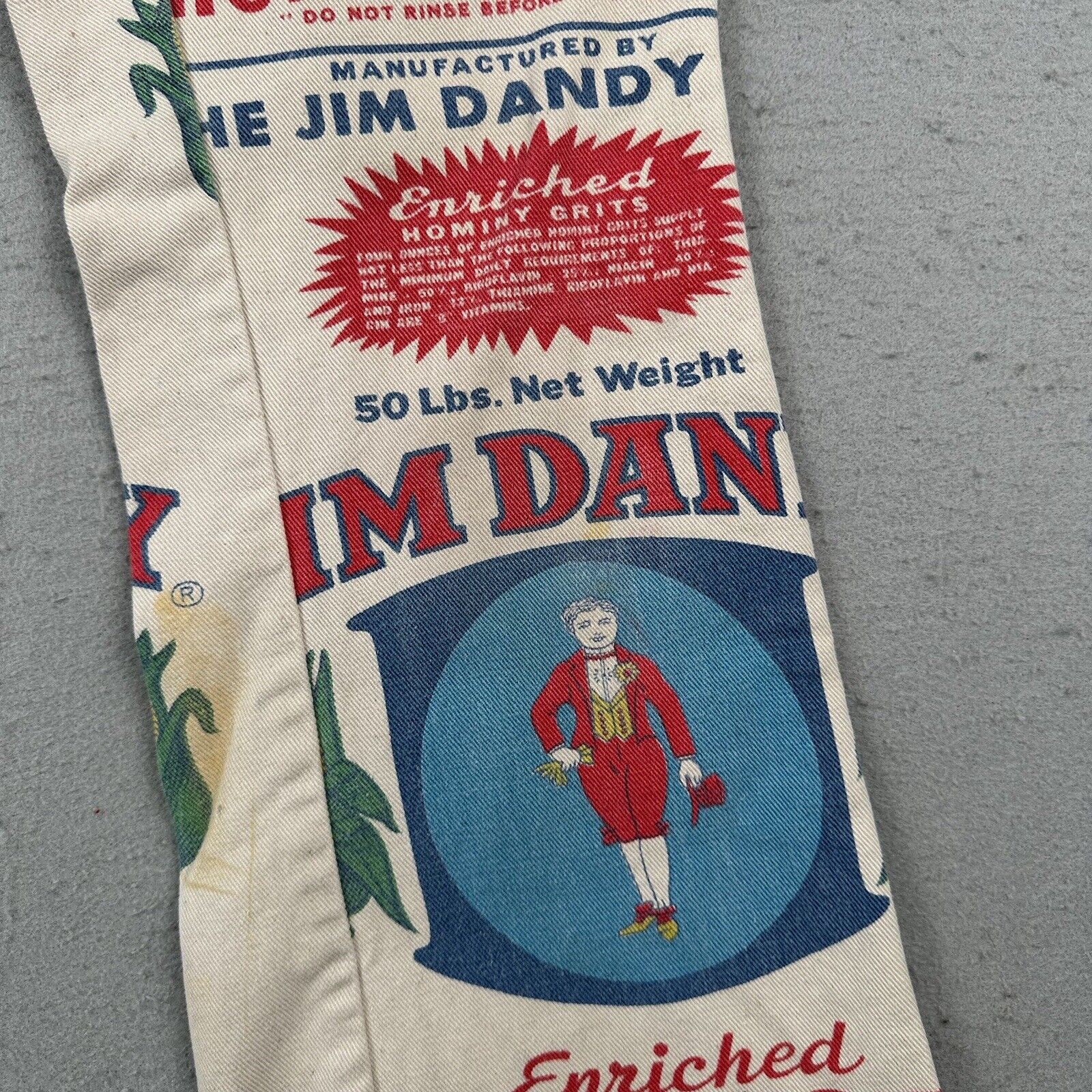 70s Jim Dandy Hominy Grits Feed Sack Novelty Pants (30x30)