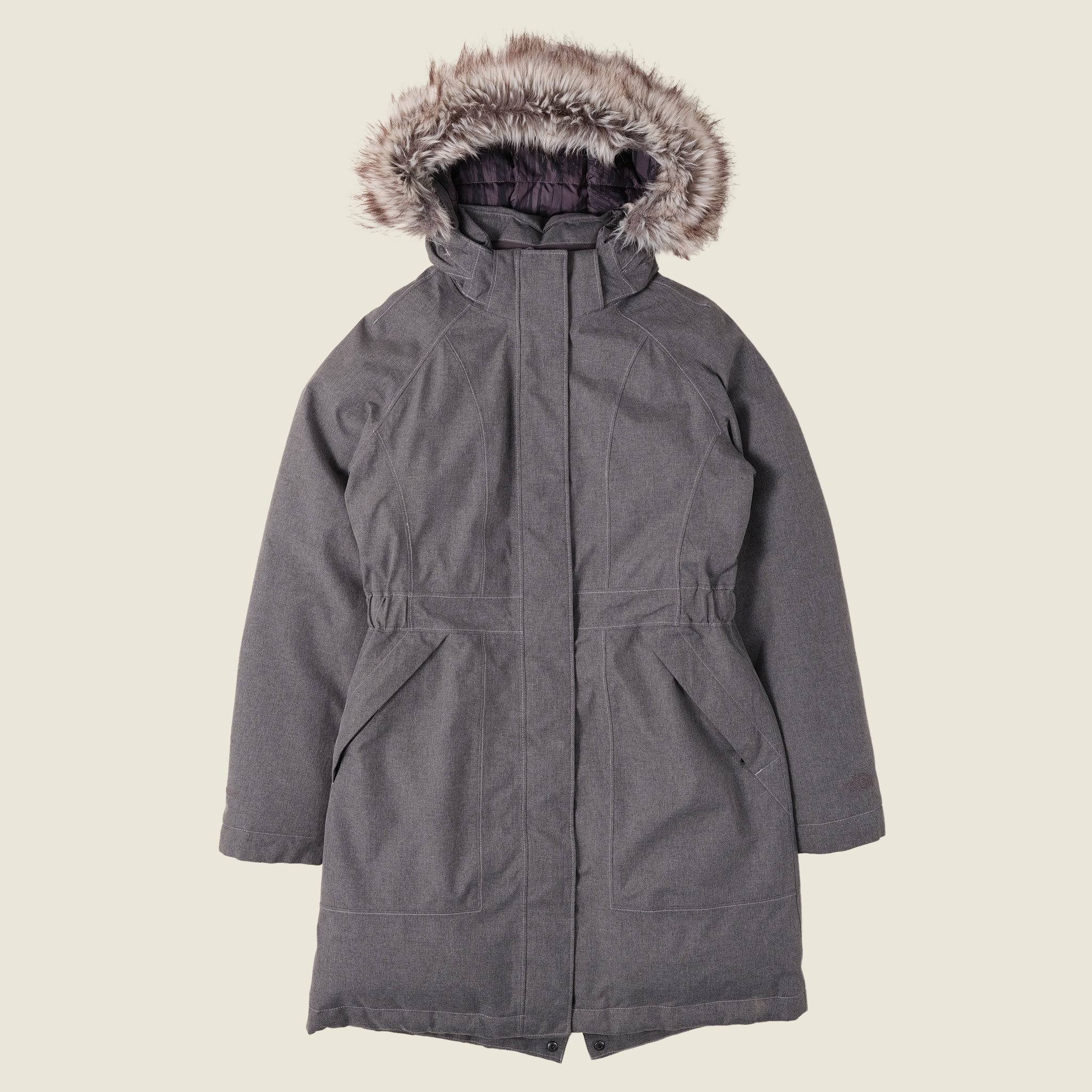 The North Face Arctic Down Parka, Gray (Women’s Small)