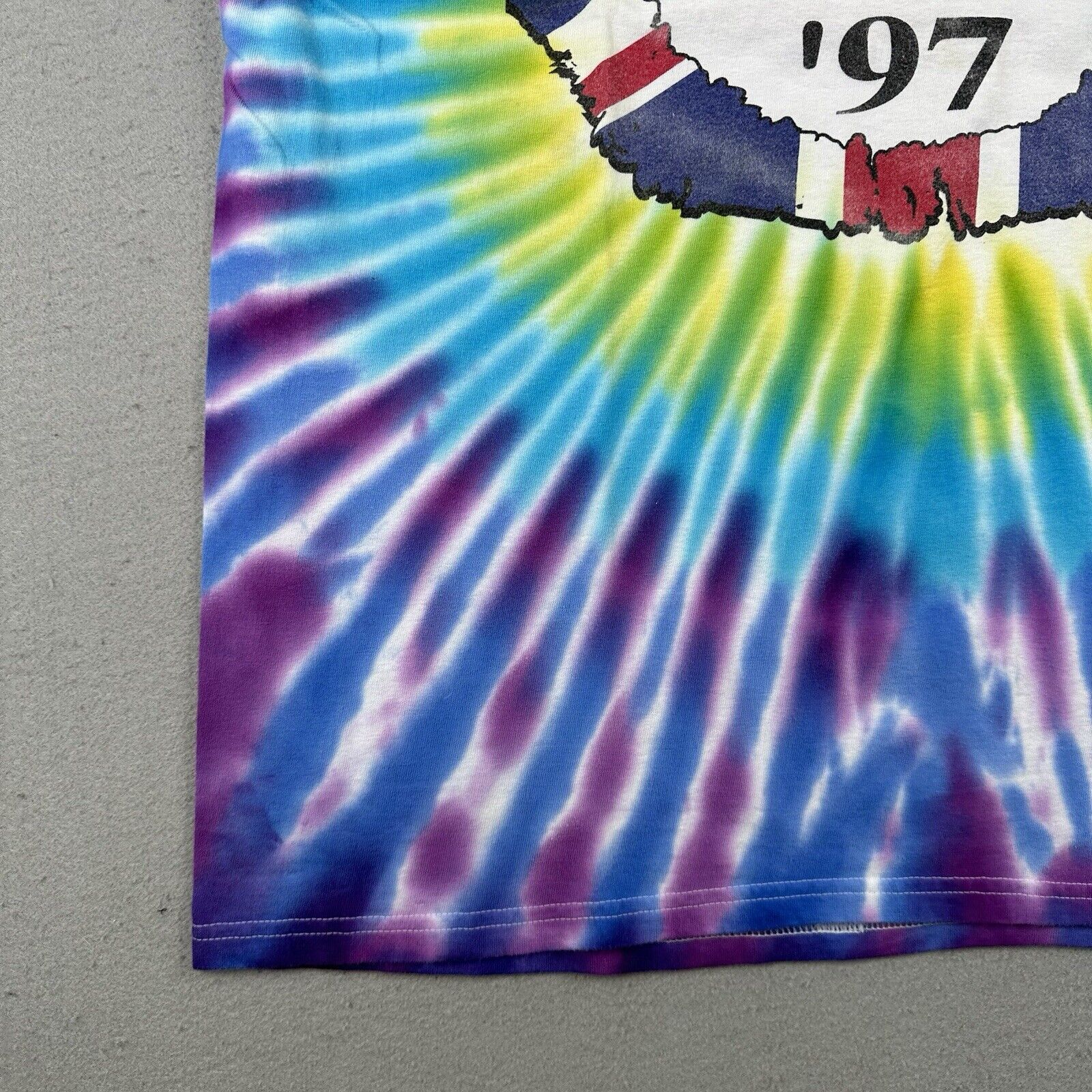 1997 The Who World Tour Tie Dye Shirt (X-Large)