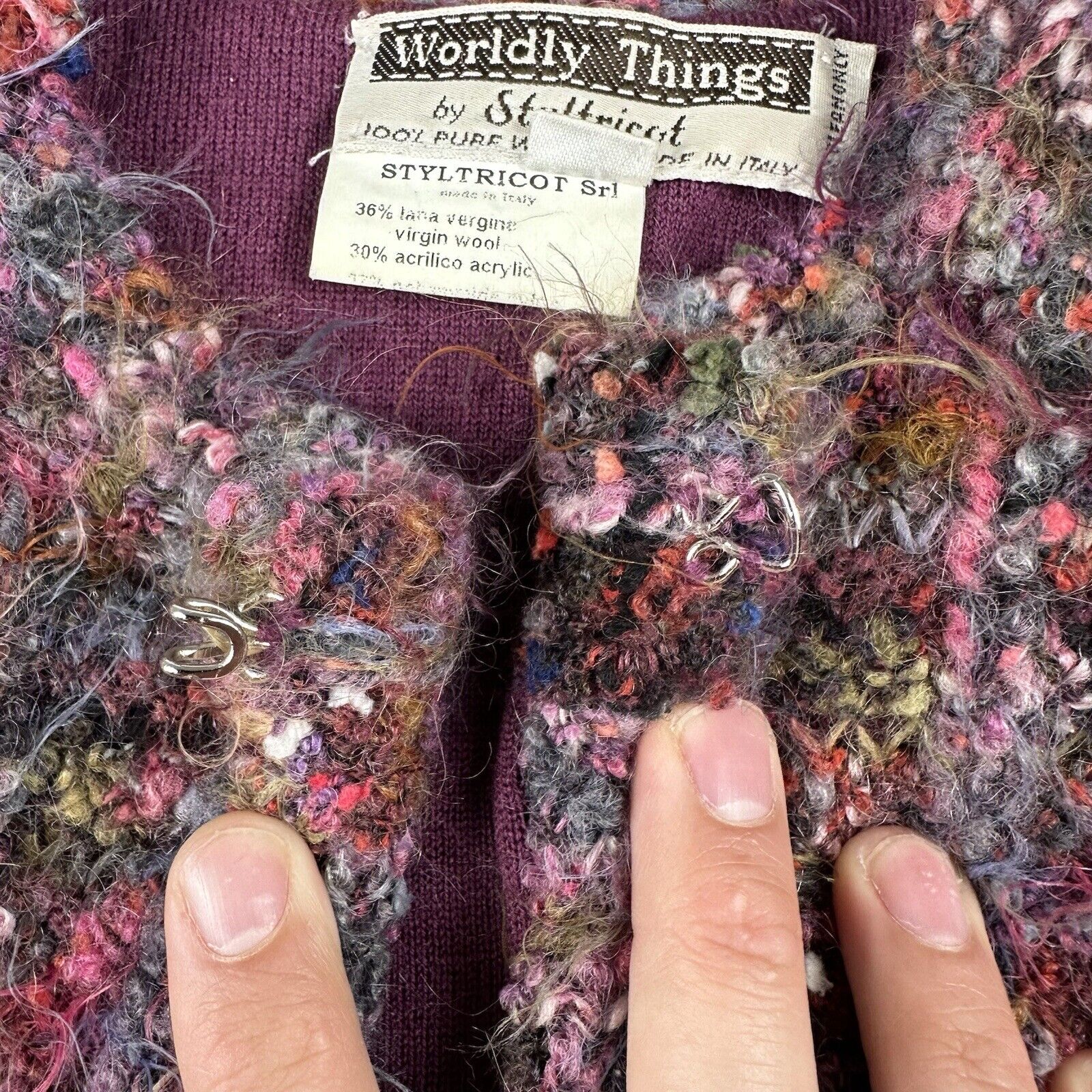 Worldly Things Styltricot Tweed Blazer Jacket (Women’s 6)