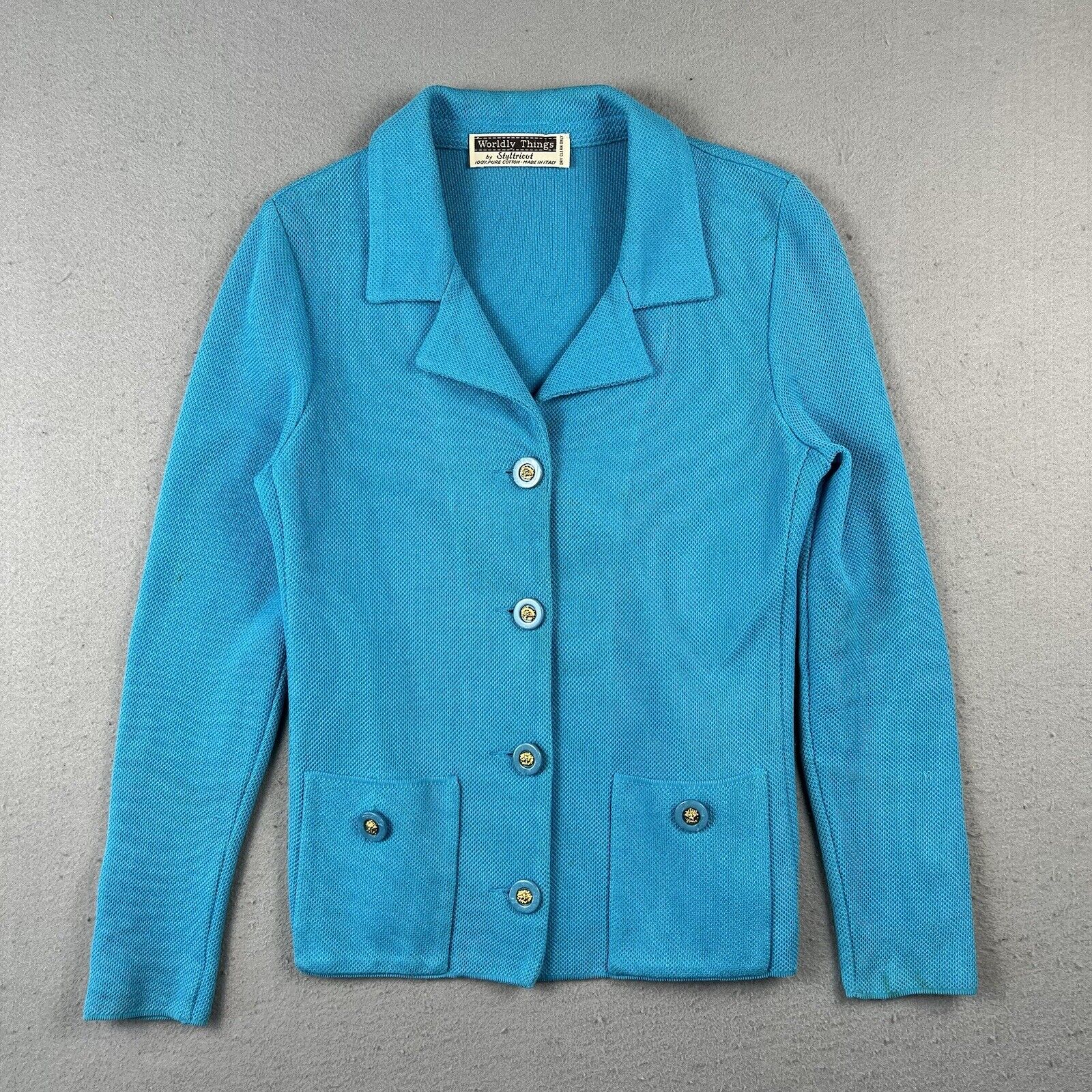 Worldly Things By Styltricot Knit Blazer (40)