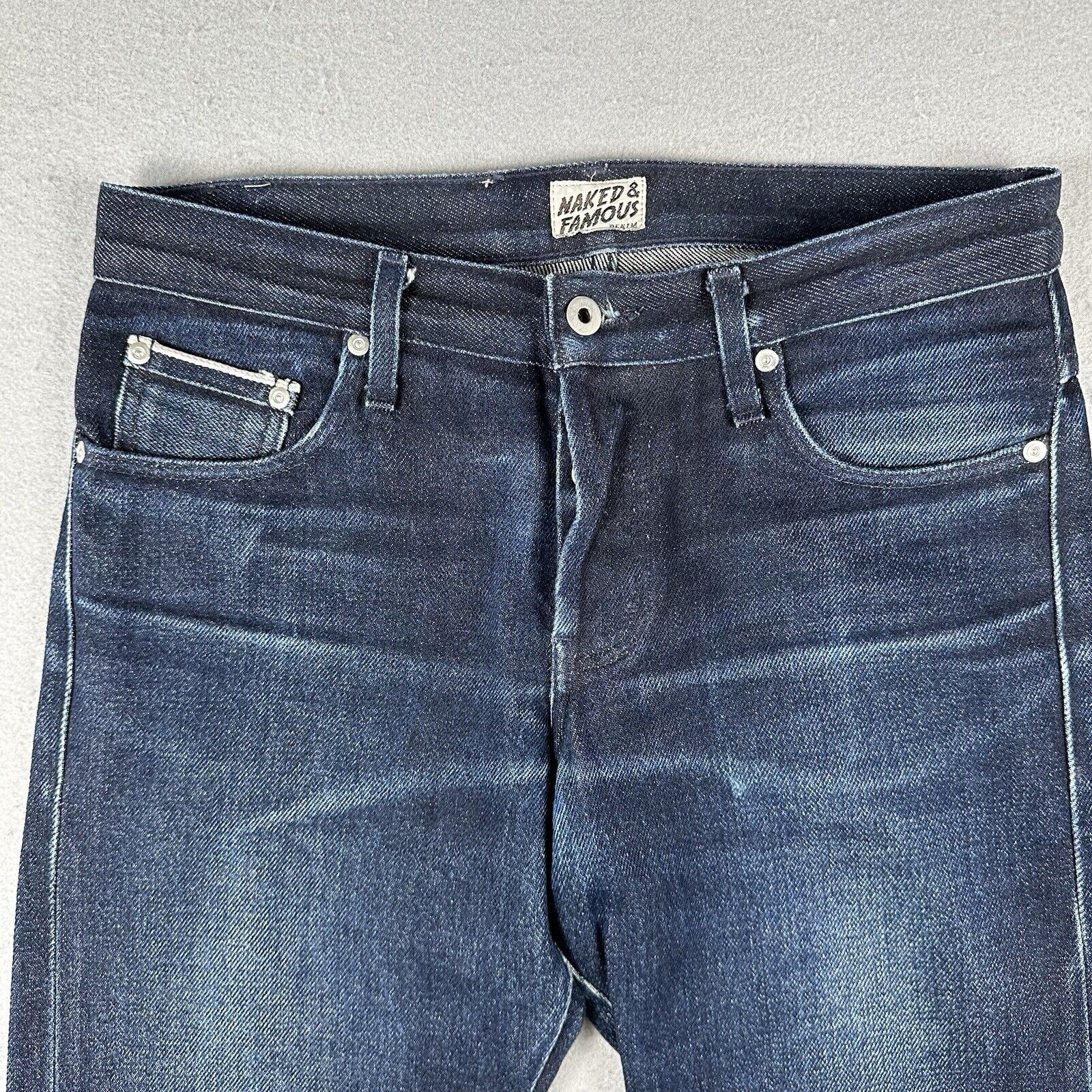 Naked And Famous Slim Guy 19oz Elephant Selvedge Jeans (30x34)