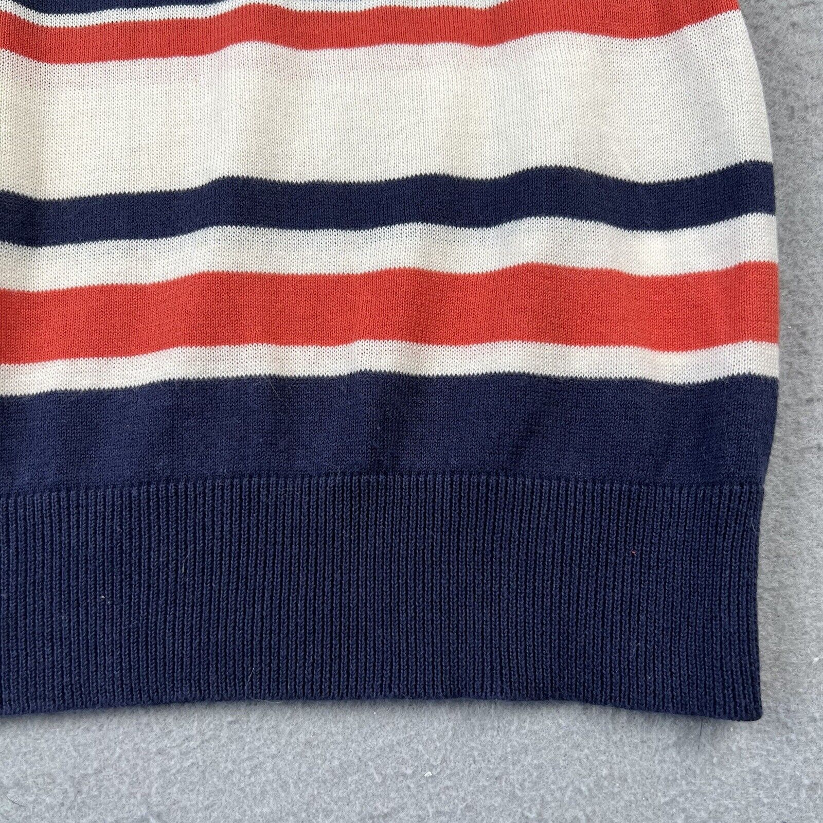 Armand Ventilo Striped 3/4 Sleeve Sweater (XS)