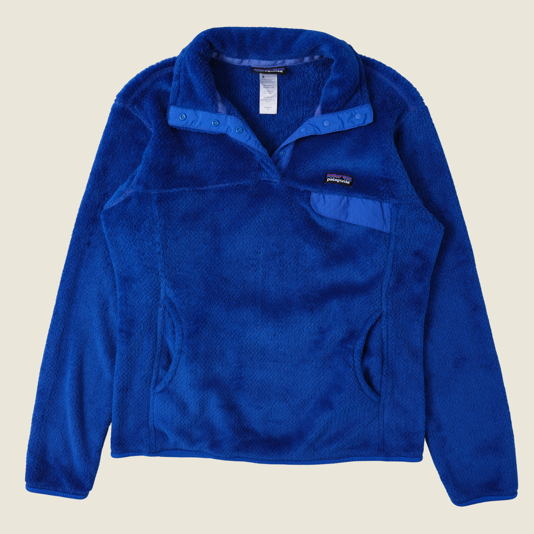 Patagonia Re-Tool Snap-T Pullover, Blue (Women’s Medium)