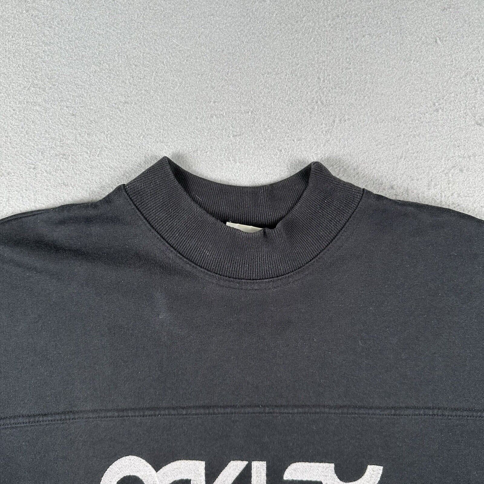 90s Oakley Software Embroidered Thermonuclear Sweatshirt (Large)