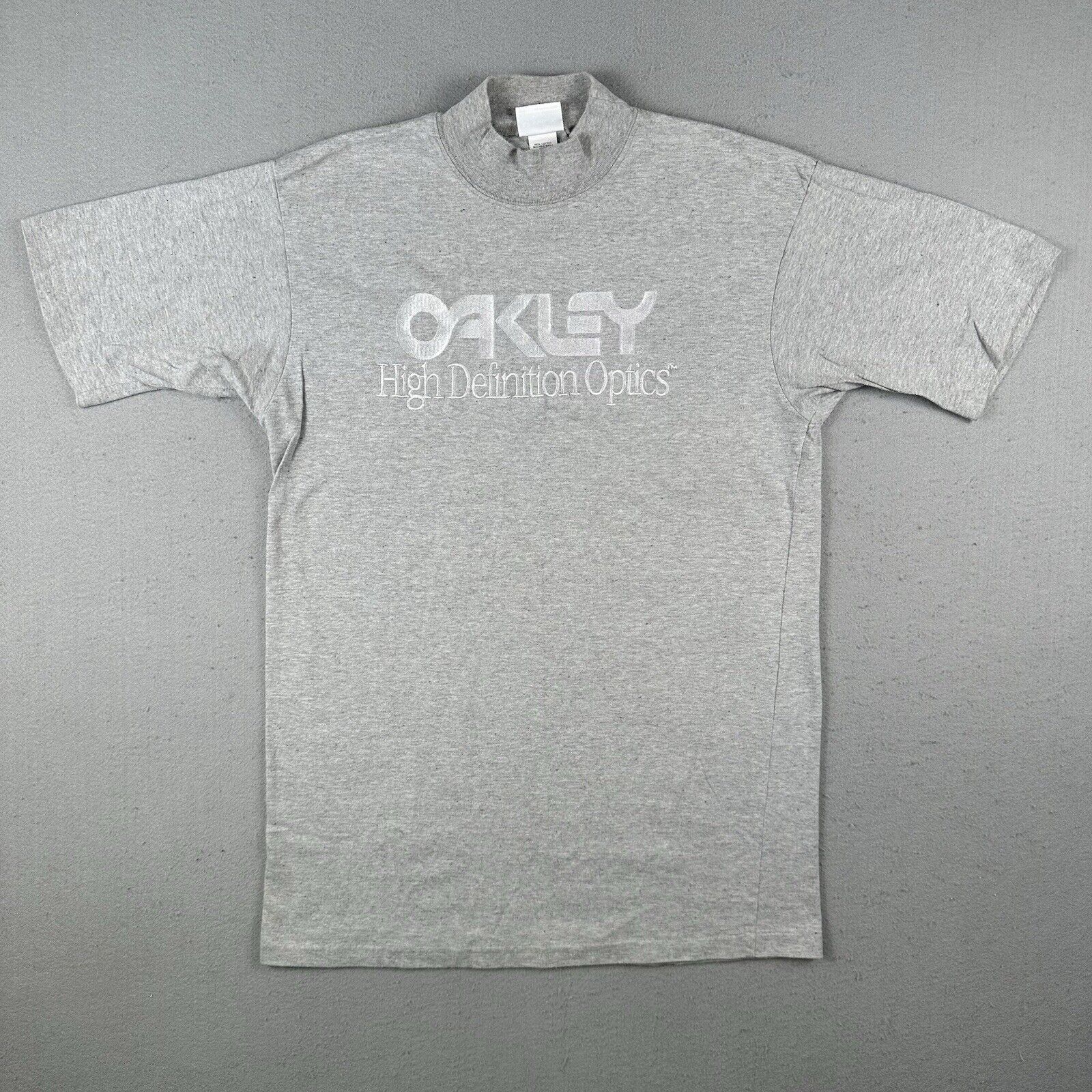 90s Oakley Software Embroidered Mock Neck Shirt (Large)