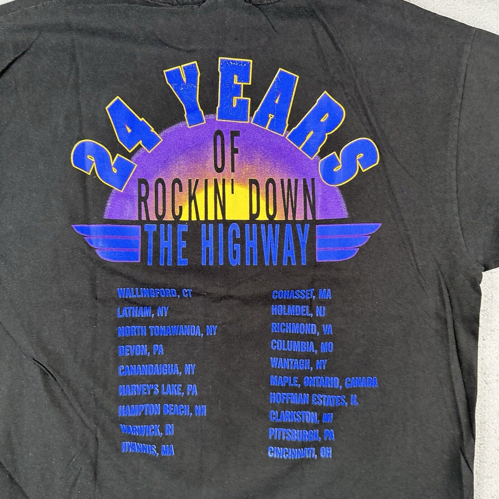 1993 Doobie Brothers 24 Years Of Rockin Down The Highway Shirt (X-Large)