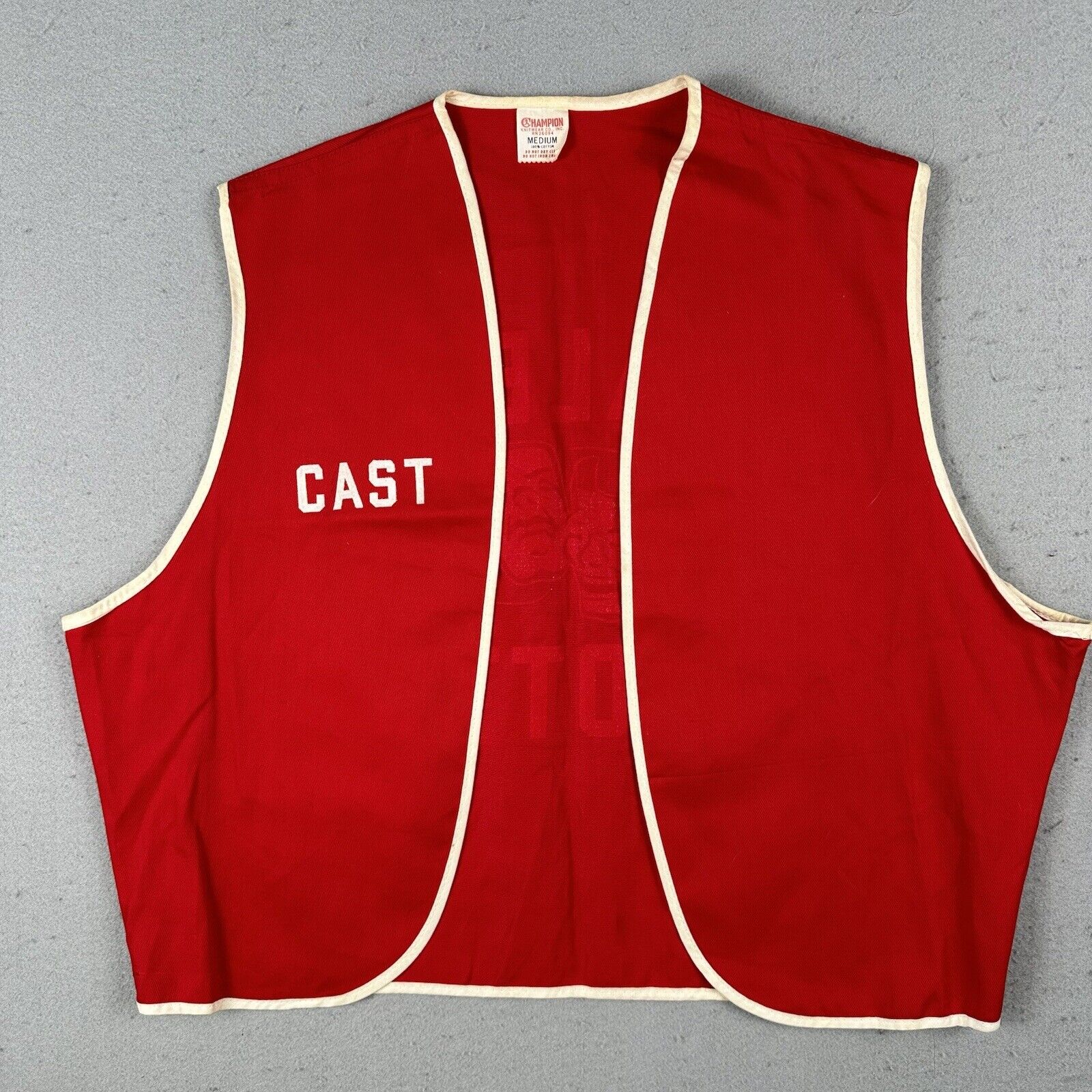 60s Champion Running Man Vest Cast Taleb Grotto (Medium)