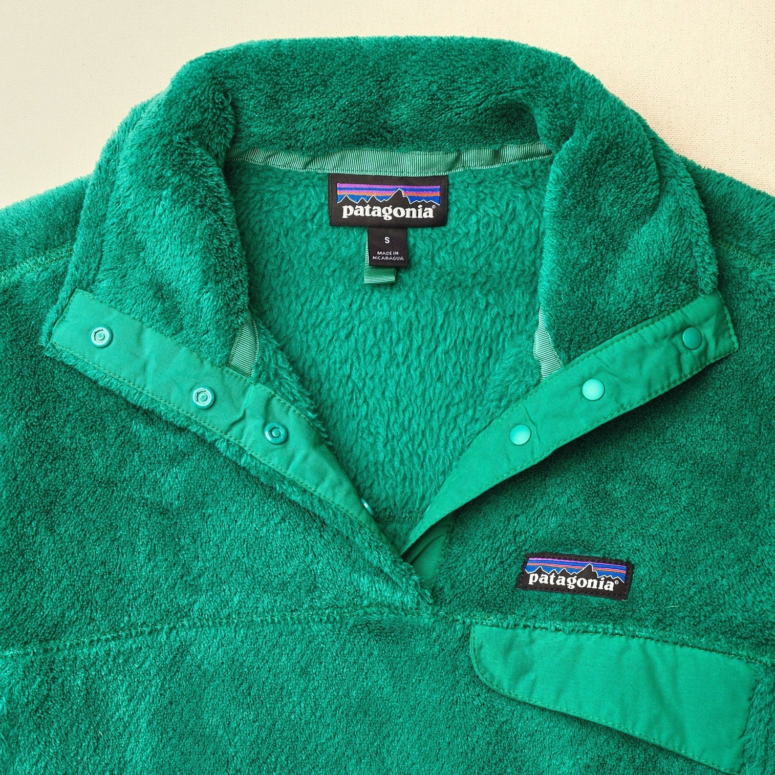 Patagonia Re-tool Snap-T Pullover, Green (Women’s Small)