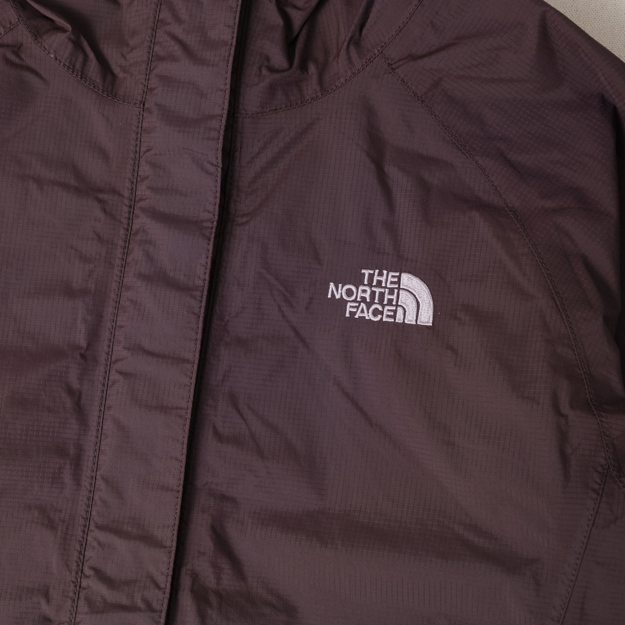 The North Face Hyvent DT Rain Jacket, Brown (Women’s X-Small)