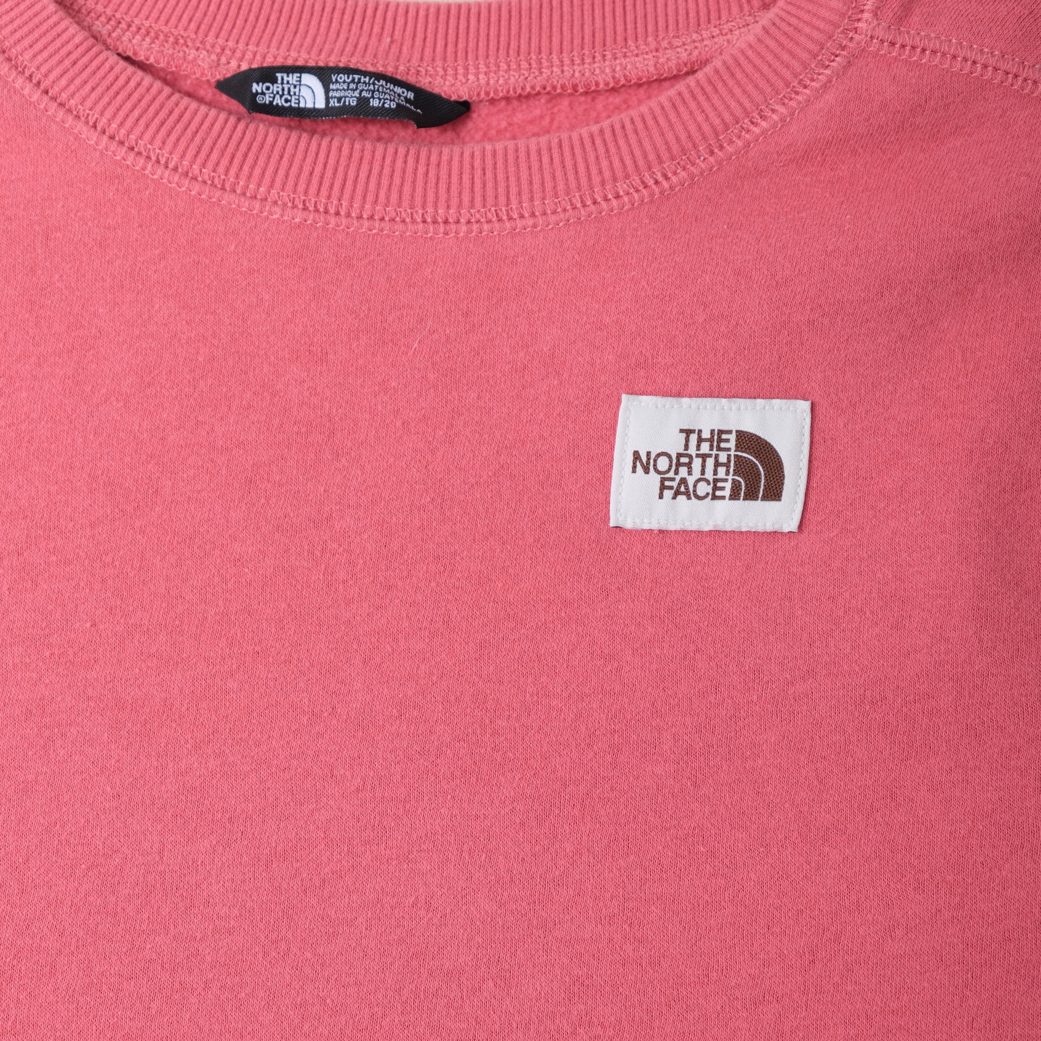 The North Face Box Logo Crew Pullover, Pink (Women’s Small)