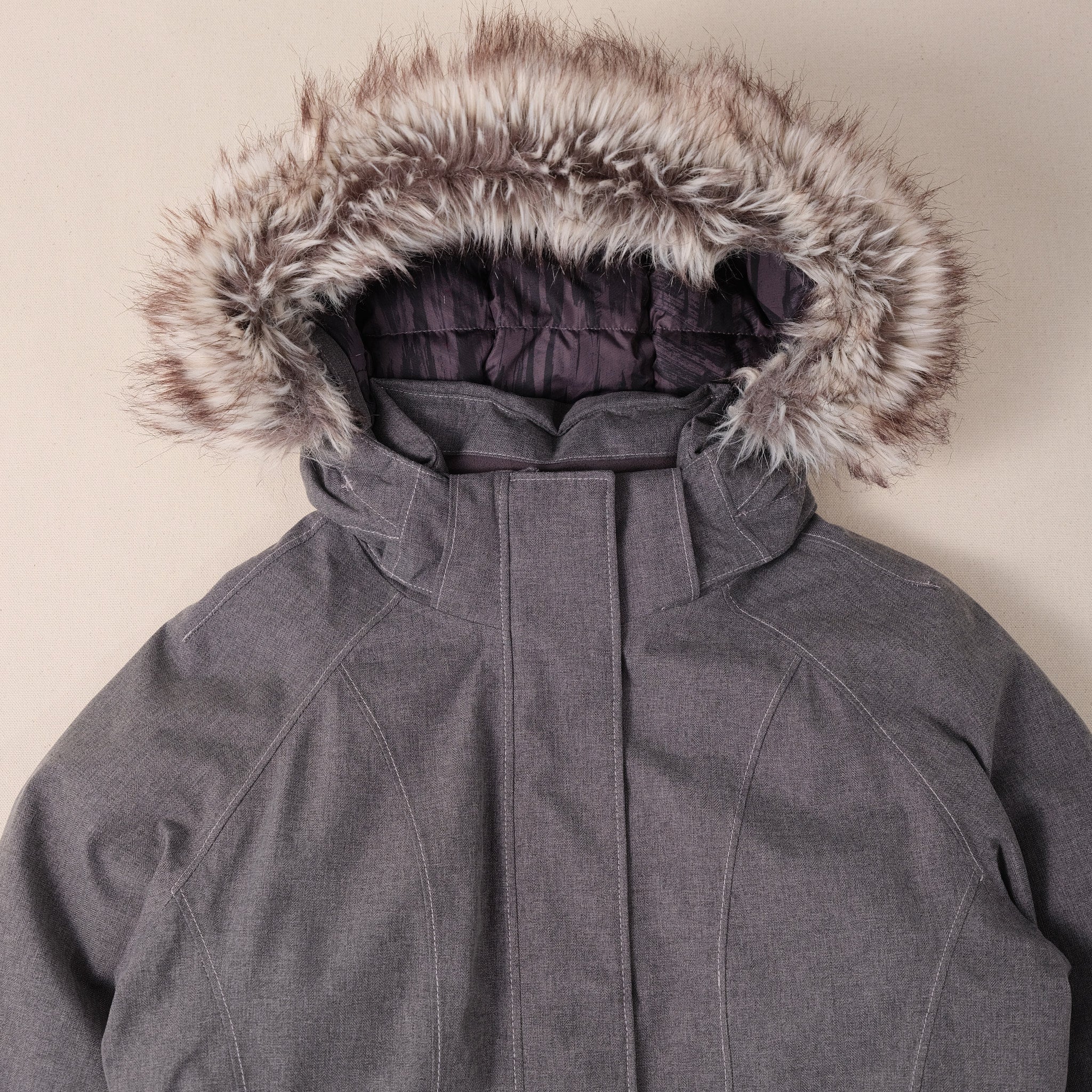 The North Face Arctic Down Parka, Gray (Women’s Small)