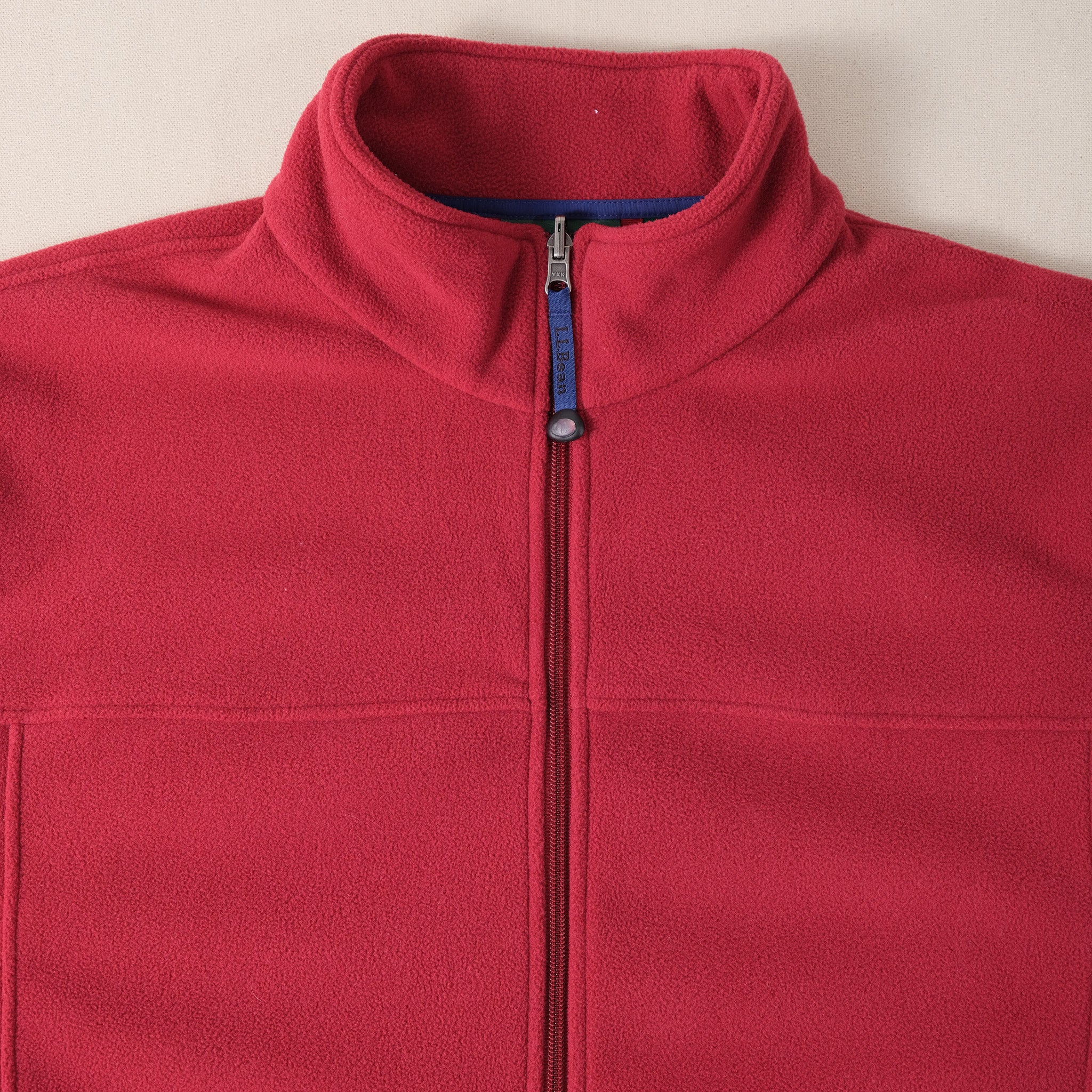 L.L. Bean Fleece Jacket, Red (Men’s X-Large)