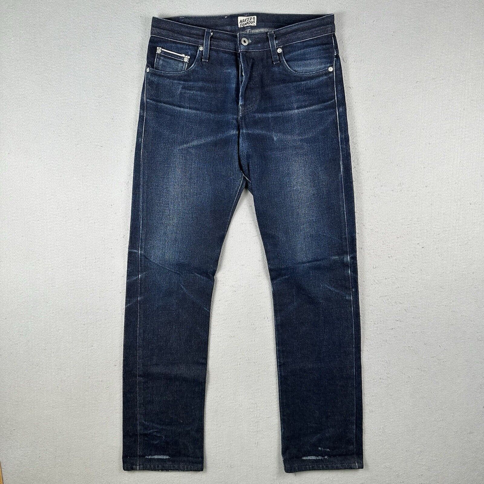 Naked And Famous Slim Guy 19oz Elephant Selvedge Jeans (30x34)