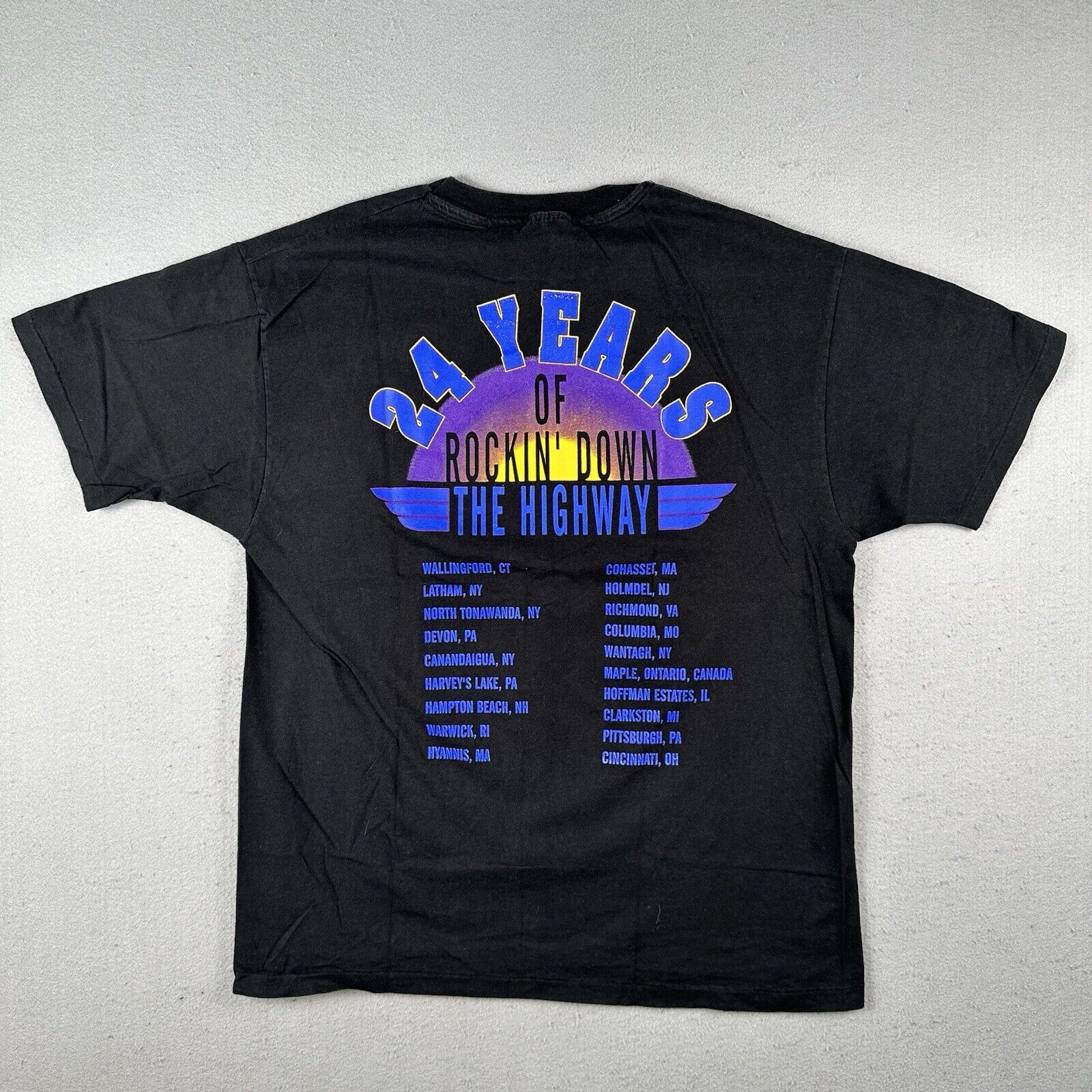 1993 Doobie Brothers 24 Years Of Rockin Down The Highway Shirt (X-Large)