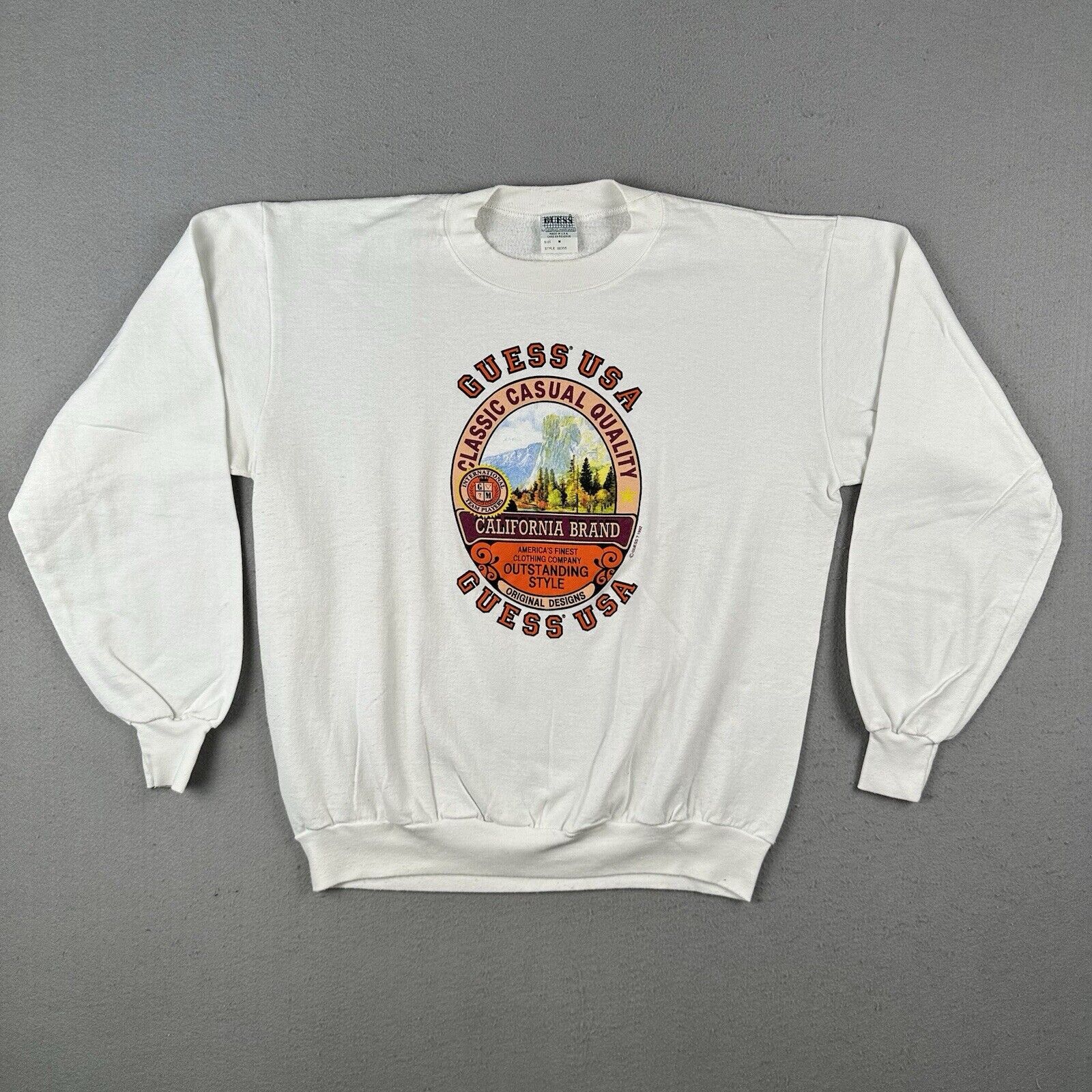 90s Guess USA Park Graphic Sweatshirt (Medium)