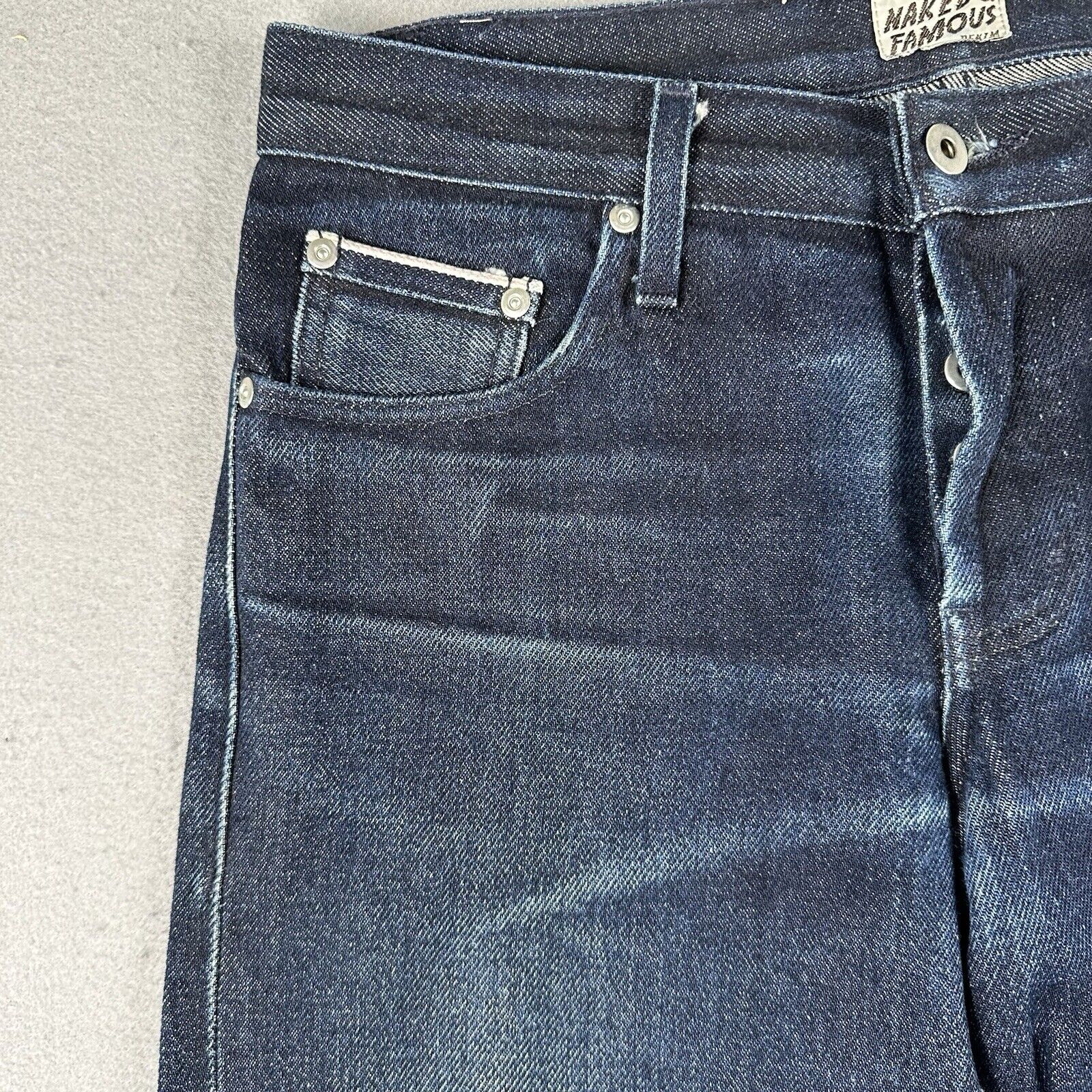 Naked And Famous Slim Guy 19oz Elephant Selvedge Jeans (30x34)