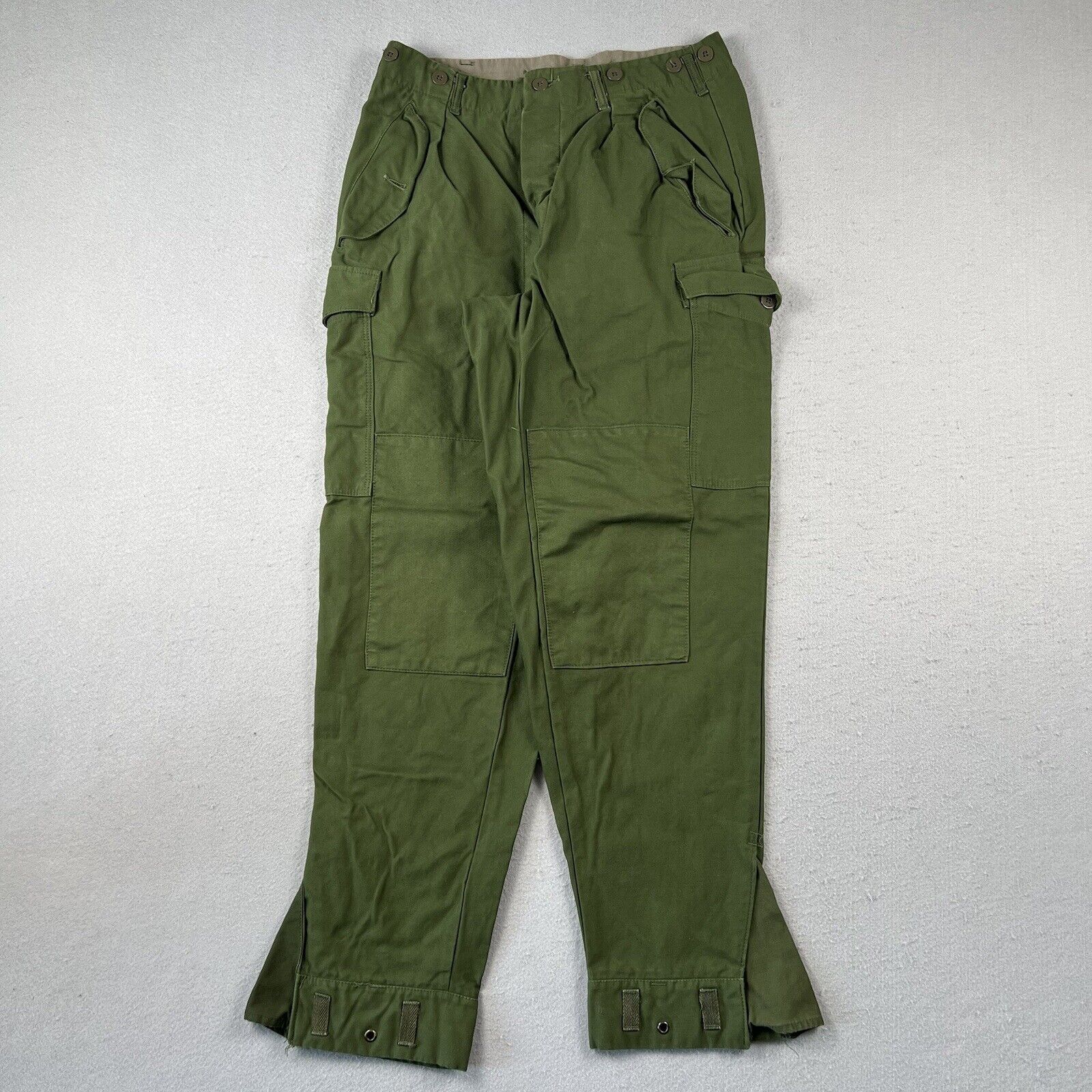 60's Swedish Military C50 Utility Cargo Pants (30x30)