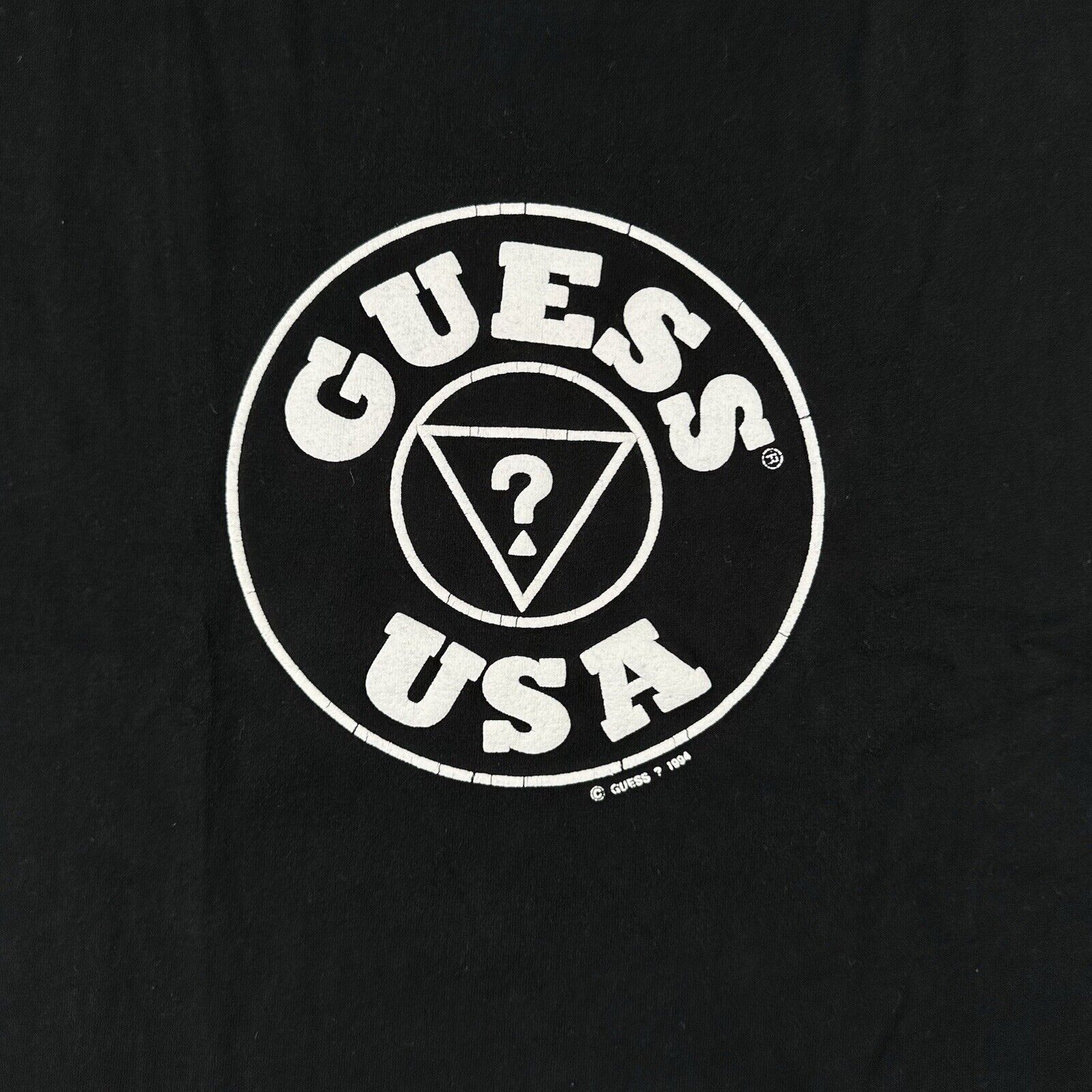 90s Guess USA Question Mark Shirt (Large)