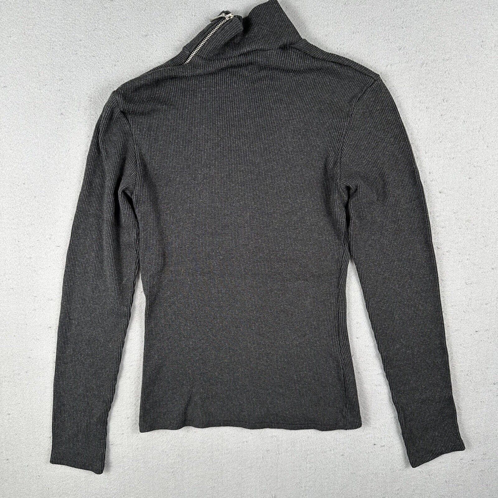 Morgan De Toi Ribbed High Neck Sweater (Small)