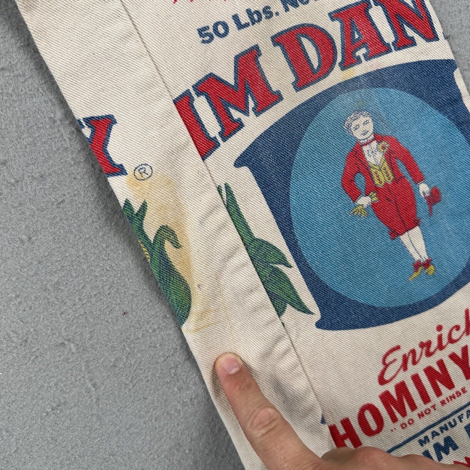 70s Jim Dandy Hominy Grits Feed Sack Novelty Pants (30x30)