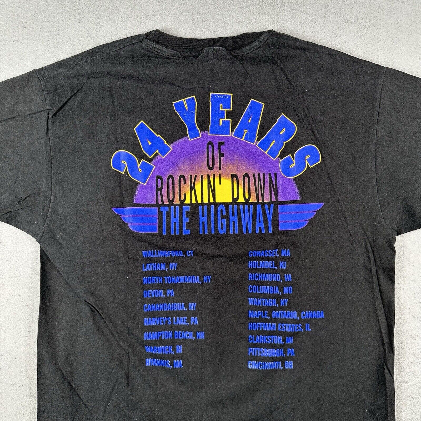 1993 Doobie Brothers 24 Years Of Rockin Down The Highway Shirt (X-Large)