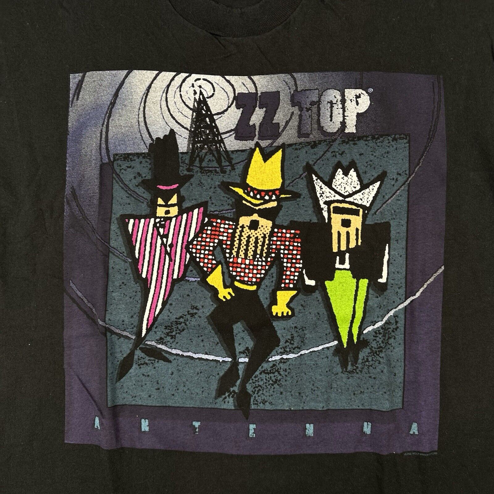 90s ZZ Top Antenna World Tour Shirt (X-Large)