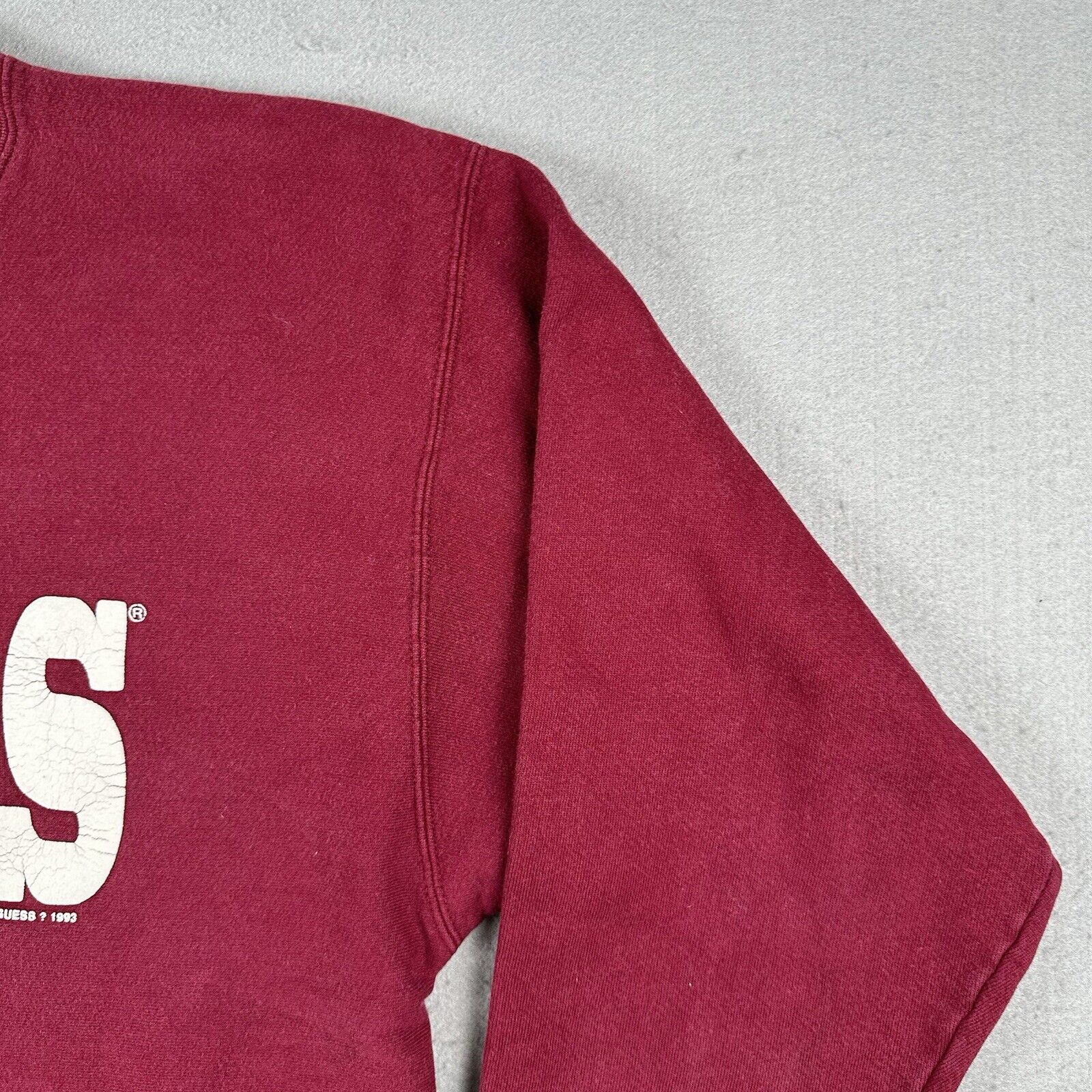 90s Guess USA Spell Out Sweatshirt (Medium)